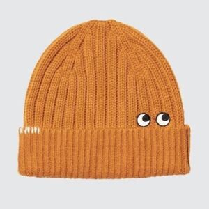 UNIQLO x ANYA HINDMARCH Knit Beanie Knit Cap Orange Unisex